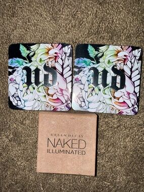 Urban Decay Floral pal.- moon dust  glitter eyeshadows USED- SEE PICS SANITIZED